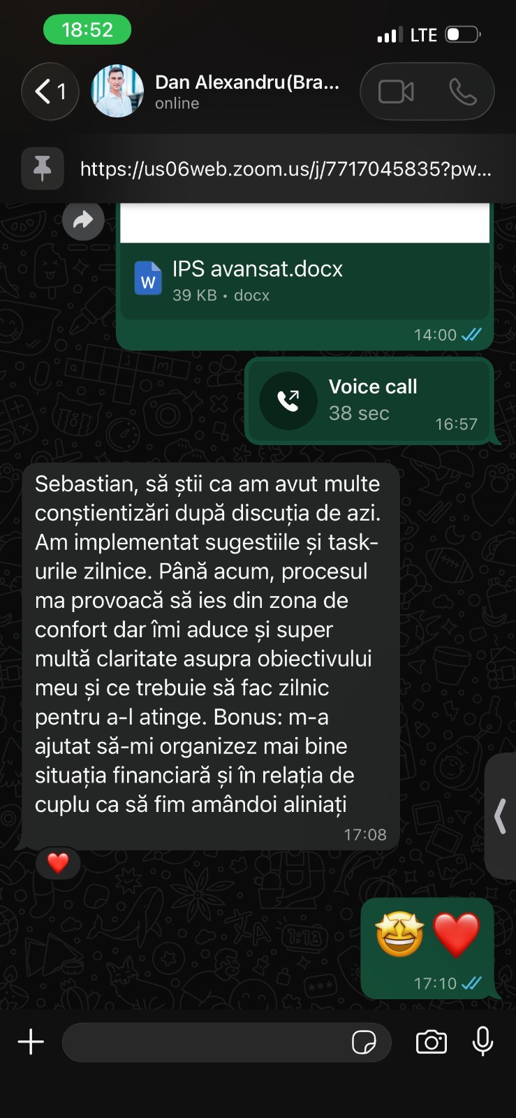 Mesajul lui Dan despre claritate și organizarea financiară